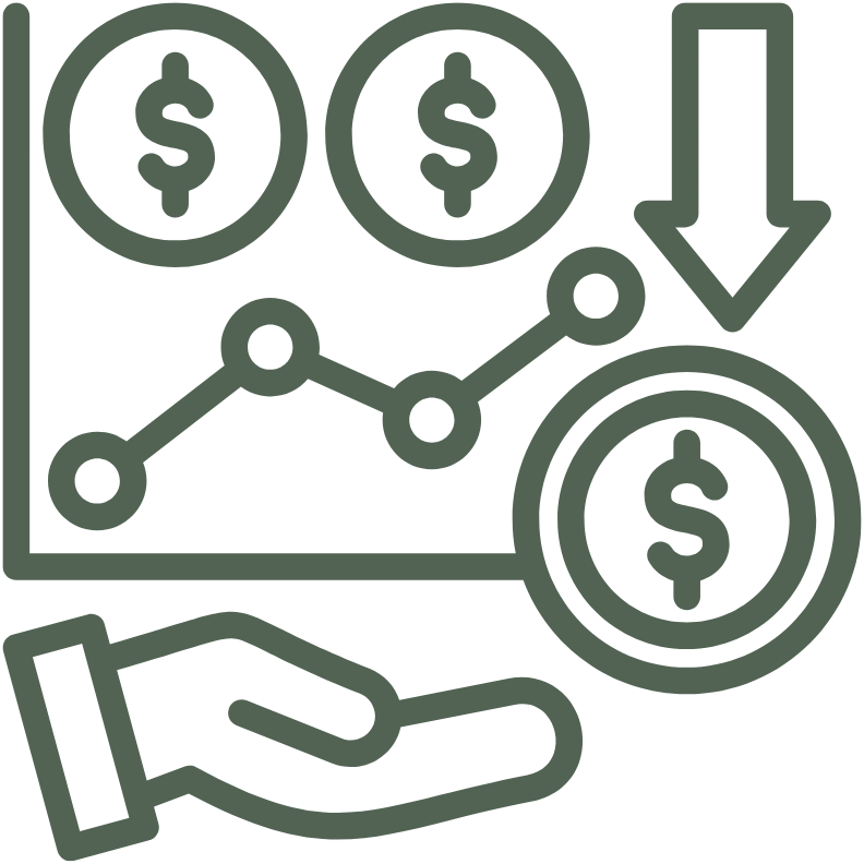Ícone recuperação de tributos para pessoa jurídica